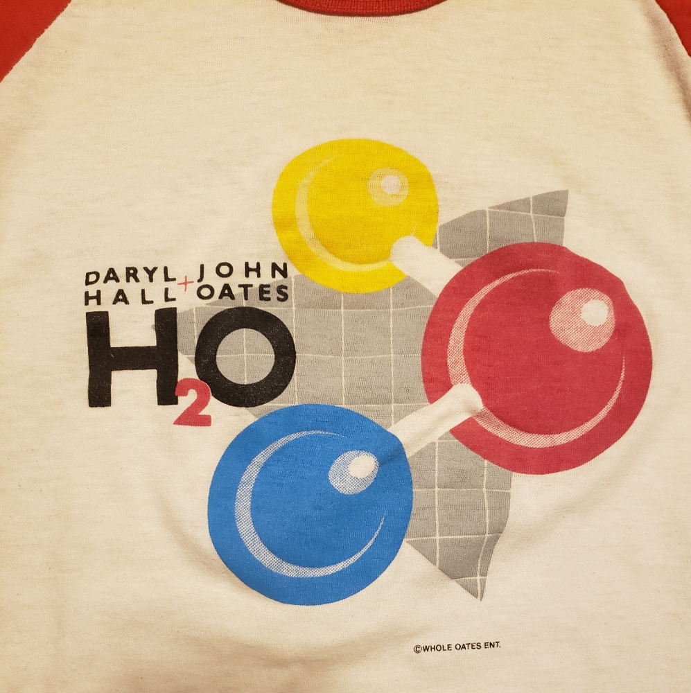 Hall & Oates H2O Tour Raglan Tee - Picture 2 of 8